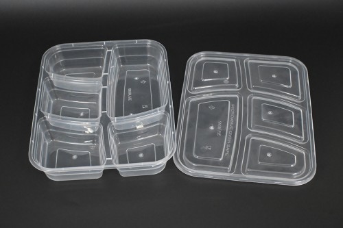 PP high-quality five-layer square lunch box