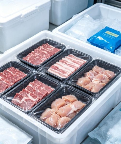 PP thermoformed fresh-food tray