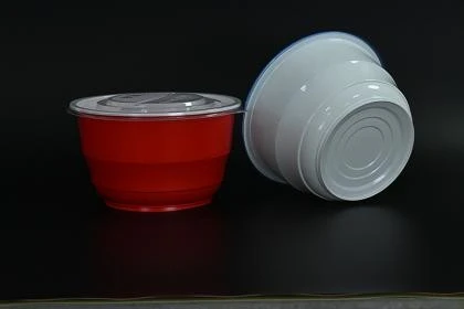 PP round bucket bowl with angled rim